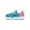 Lil' Swoosh Abrasion Resistant Low Top Sports Casual Shoes Blue Pink Infant And Toddler AQ3113-407