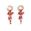 High-End Fashion Leaf Tassel Earrings - Elegant Design and Unique Style