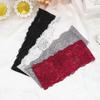 Solid Color Lace Floral Headbands Korean Mesh Elastic Hair Bands  Headwear