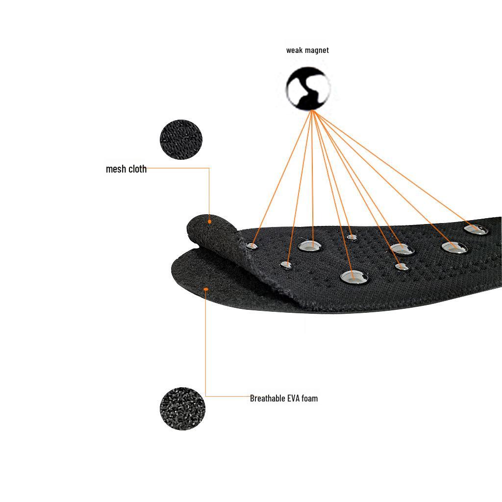 Magnetisk massasje pustende innleggssåler for menn og kvinner