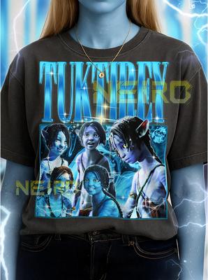 Tuktirey Tuk T-Shirt, Vintage Character Na'vi Sister Sci-Fi Action Film Star Tee, 90s Retro Throwback, Tuktirey Tuk Sweater