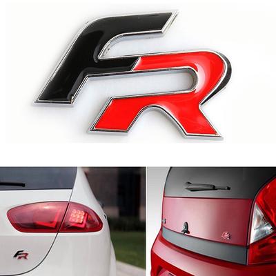 1x PAIR SEAT FR WING LOGO BLADE BADGES FOR LEON CUPRA IBIZA ALTEA EXEO FR