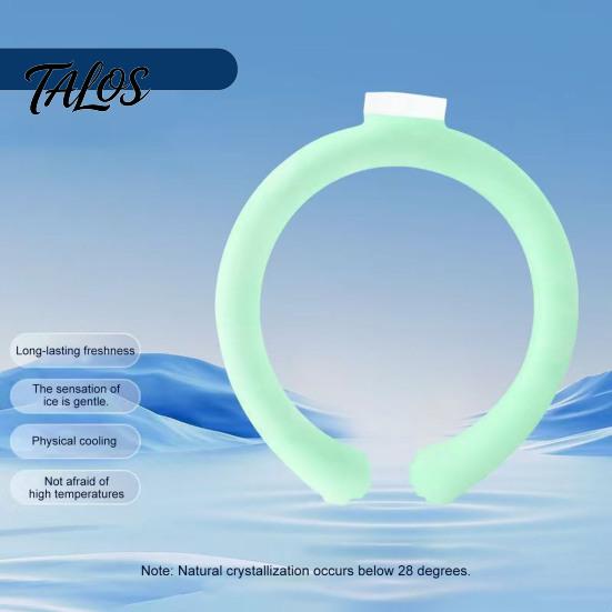 Leak-proof Cooling Tube Portable Neck Tub for Summer, Lightweight Wearable Cooler, Wrap Reusable Ice Cold Ring, Heatstroke Prevention Collar Durable