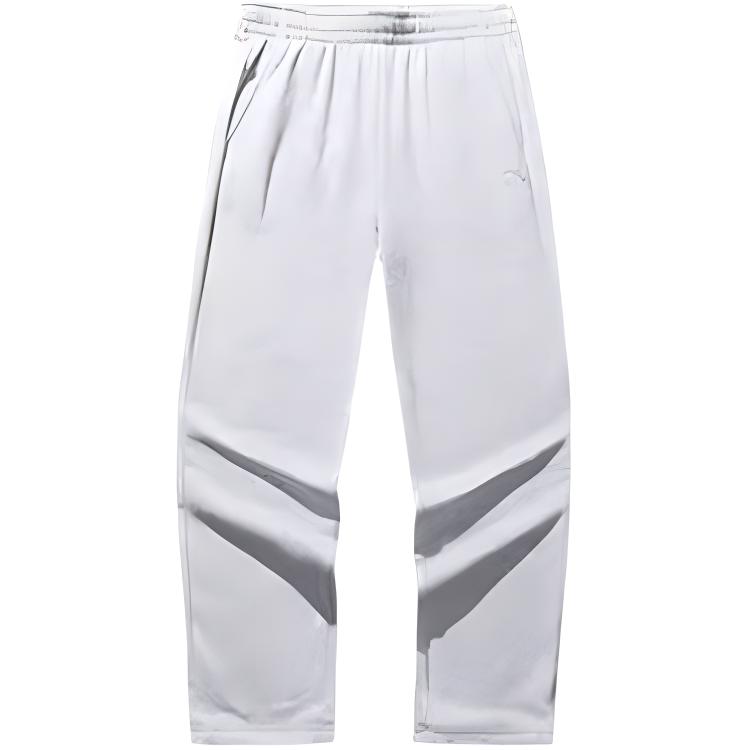 

Anta Casual Simple Solid Color Straight Leg Warm Knitted Sports Pants Women bottoms Gray 162448325RN-3 M