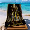 Inter Milan Beach Towel Quickdry Soft Microfiber Comfortable Lightweight