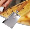 Stainless Steel Shovel with Wood Handle for Beekeepers Hives Cleaner Beekeeping Equipment Bees Farming Accessories