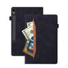 For Samsung Galaxy Tab S11 Ultra Case PU Leather Protective Folio Tablet Cover with Card Holder