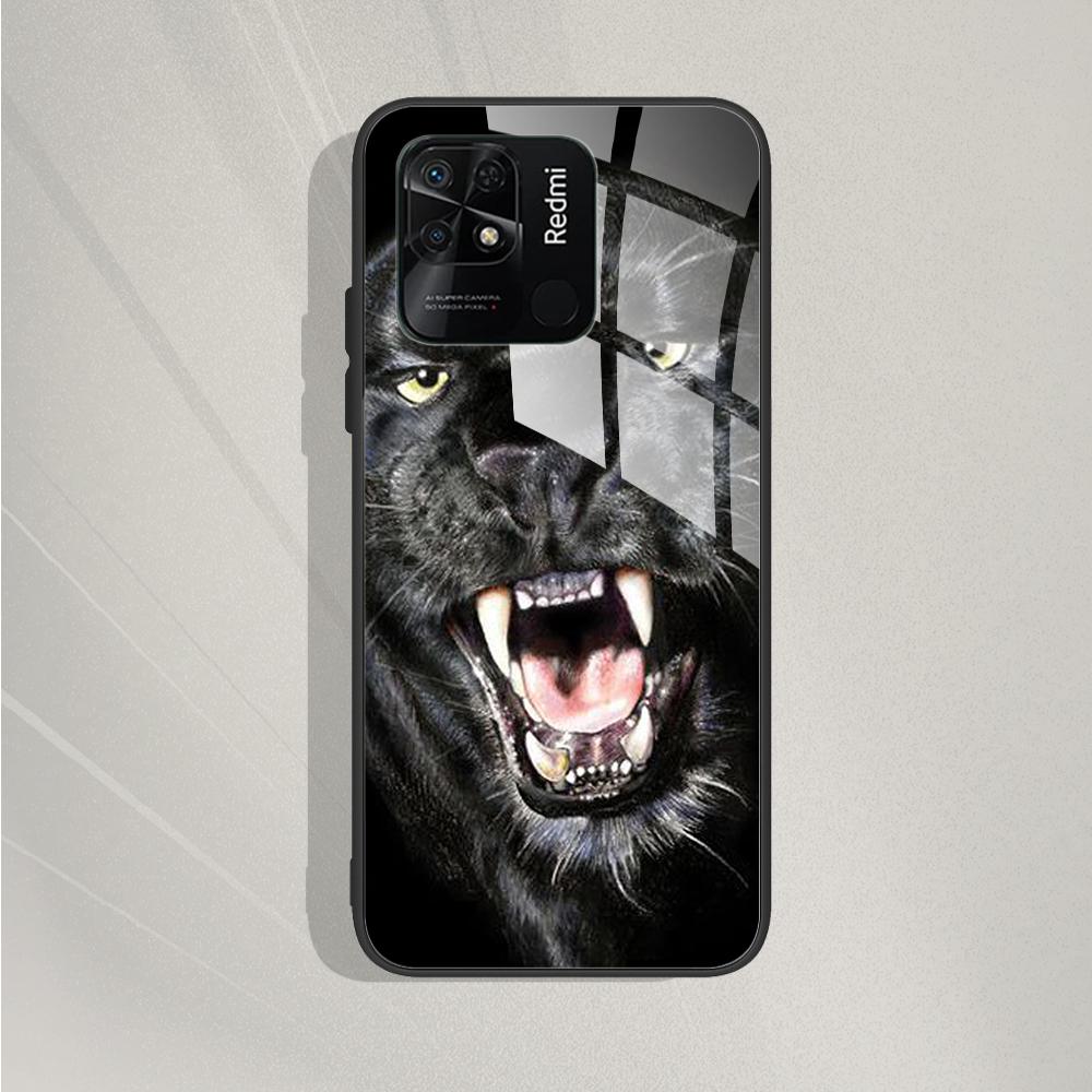 For Xiaomi Redmi 10C Case For Redmi 10C 2022 Cover Marble Painted Tempered Glass Case Fundas For Redmi 10c redmi10C Bumper Coque