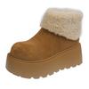 Premium Retro Thick Sole Heightened Thick Velvet Thickened Warm Snow Boots Women's 2025 Winter New Small Cotton Boots