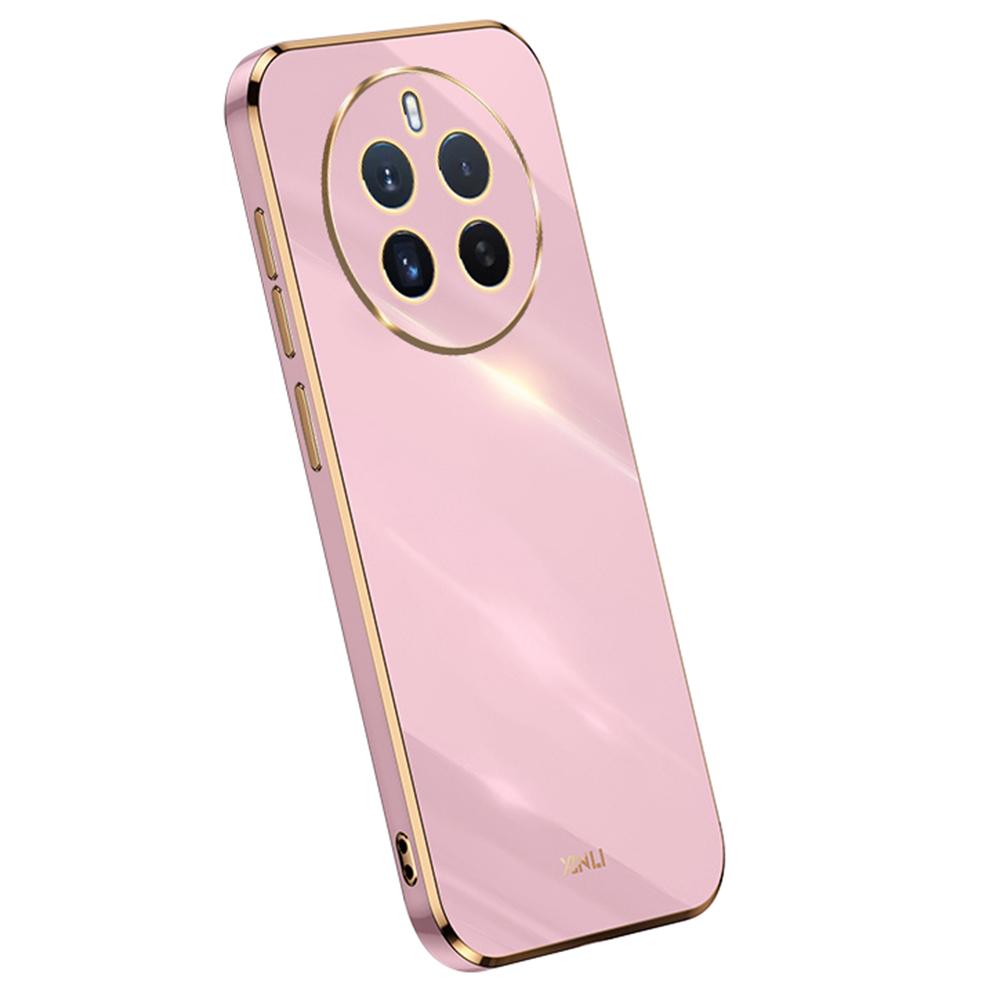 

XINLI For Realme 12 Pro 5G/12 Pro+ 5G Case TPU Phone Protetcive Cover Electroplating Phone Shell Purple