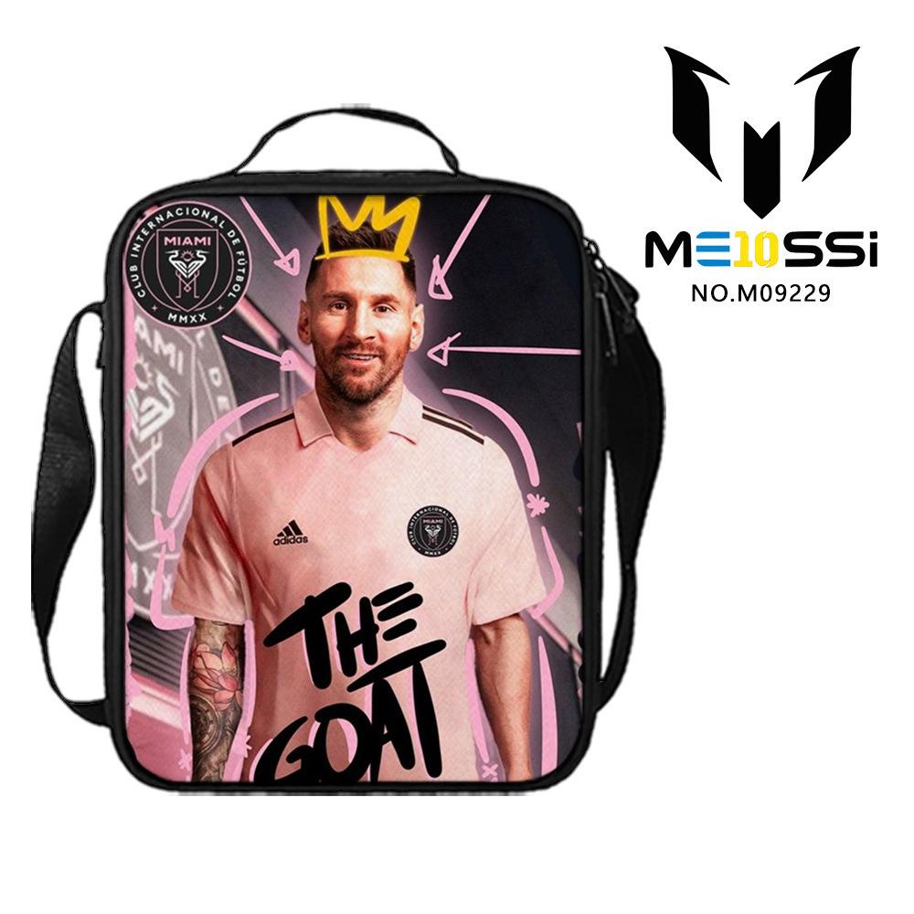 International Players Lunch Bag Meal Bag Elementary School Picnic Ice Bag Satchel Shoulder Bag