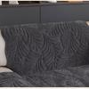 Nordic Style Thick Sofa Cushion Quilted Sofa Towel Anti Slip Dirt Resistant Cat Scratch Resistant Couch Mat Banana Leaf Pattern Slipcover 1PCS