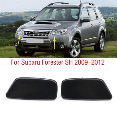 2 STÜCK Für Subaru Forester SH 2009-2012 Stoßstange Vorne Scheinwerfer Waschanlage Sprühdüse Pumpe Abdeckung Kappe Deckel Unlackiert