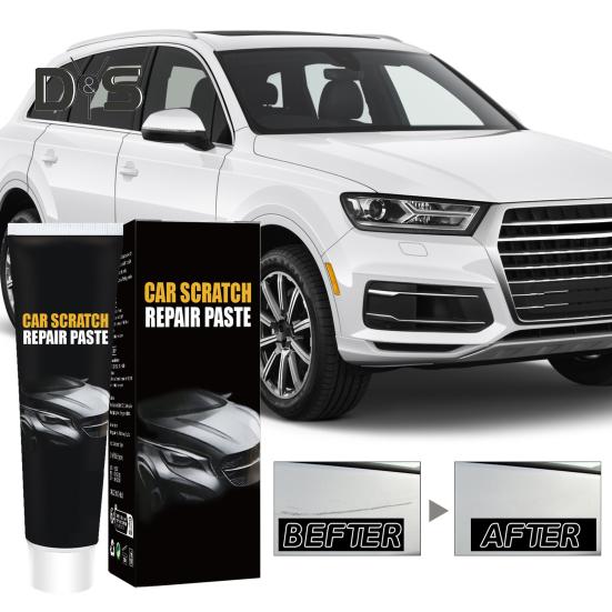 Car Scratch Repair Cream 120ml Automotive Paint Scratch Repair Polishing Wax Deep Scratch Filler for Vehicles Car Scratch Remover Kit with Sponge And