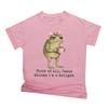 Fun Frog Holding Coffee Print T Shirts Unisex Unisex Jesus Thinks Im A Delight Crew Neck Tshirt Religious Humor Present Tshirt