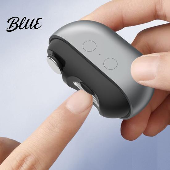 Automatic Nail Clipper Rechargeable Electric Clipper 2 Speed Modes 3 in 1 Trimmer Quiet Care Tool for Manicure Polishing Low Noise File Polisher