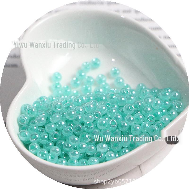 High-Quality 4mm Cream Imitation Ice Rice Beads for DIY Necklaces & Bracelets