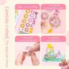 3D Crystal Stickers Fun Stacking Series Children's Toys Exchange Stickers Cute Relief Stickers School Office Supplies Stationery