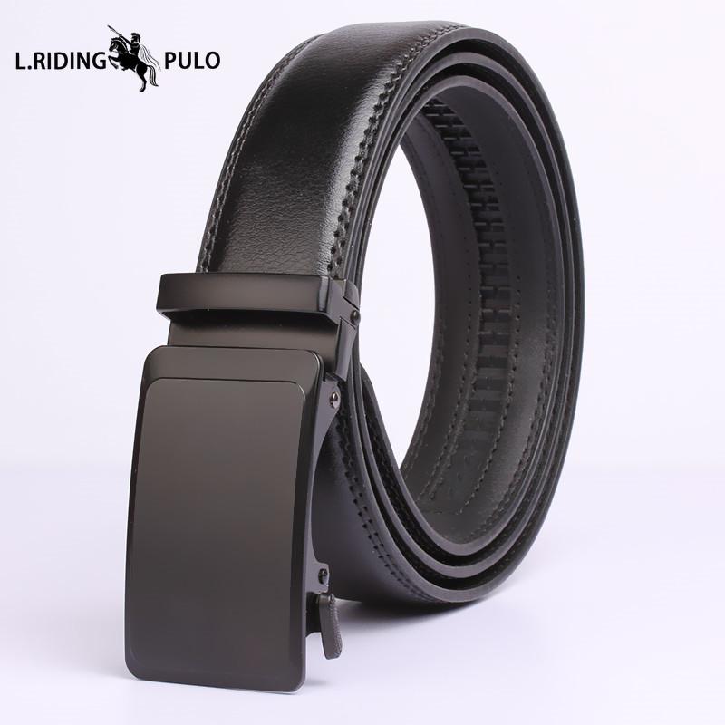 Gürtel Herren High-End Leder Automatikschließe Rindsleder Gürtel Herren Business Herren Hosen Lässig