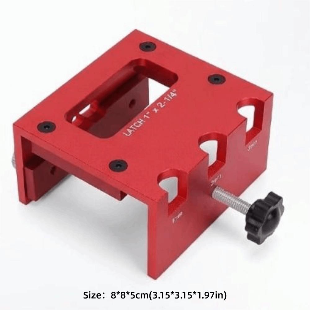 Clamp On Design Door Latch Mortise Tool Aluminum Alloy Mortise Template Kit  For Wood Doors