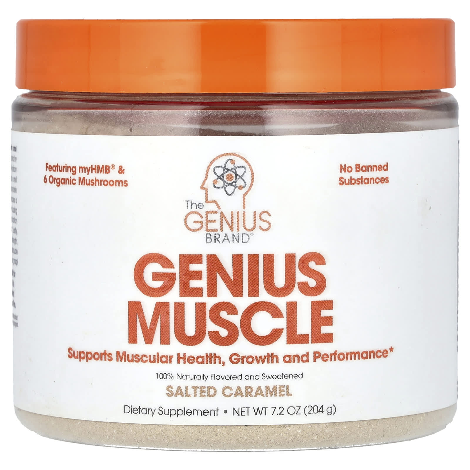 

Genius Muscle, Salted Caramel, 204G(7.2Oz)