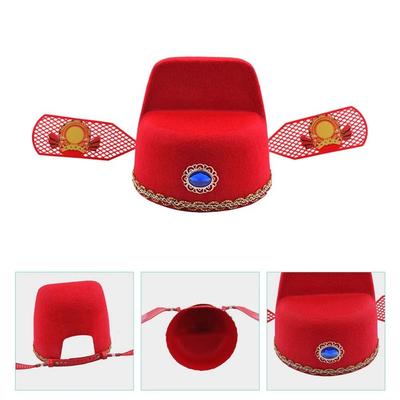 1Pcs Number One Scholar Cap Opera Hat Photograph Prop Black Gauze Cap Cosplay Hat  for Kids Adult