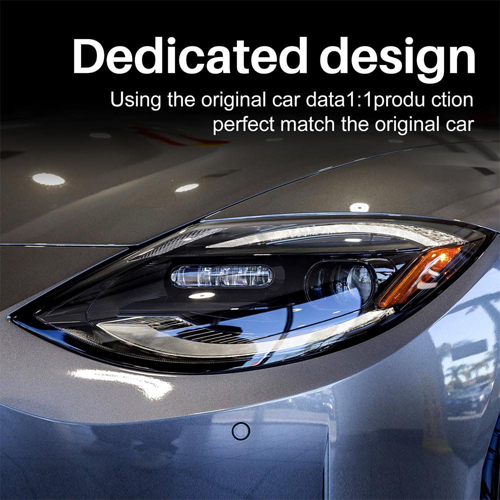 TPU Car Headlight Protective Film for Nissan Z 400Z 2023 2024 Transparent Smoked Anti-Scratch Auto Accessories