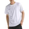 DESCENTE Short Sleeve Crew Neck Dry L T-Shirt, Moisture-Wicking, Quick-Drying, Stretch, Training, One-Point Design, Innerwear, Unisex, Simple,