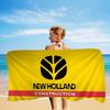 New Holland Logo Beach Towel Colorful Bath Towels for Girl Microfiber Quick Dry Sand Free Beach Yoga Spa Gym Pool