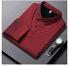 Men's High-End Business Casual Striped Long-Sleeve Polo for Spring & Autumn