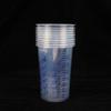 10PCS Disposable Measuring Cups 1000ml Clear Graduated Plastic Paint Mixing Cups DIY Accessories