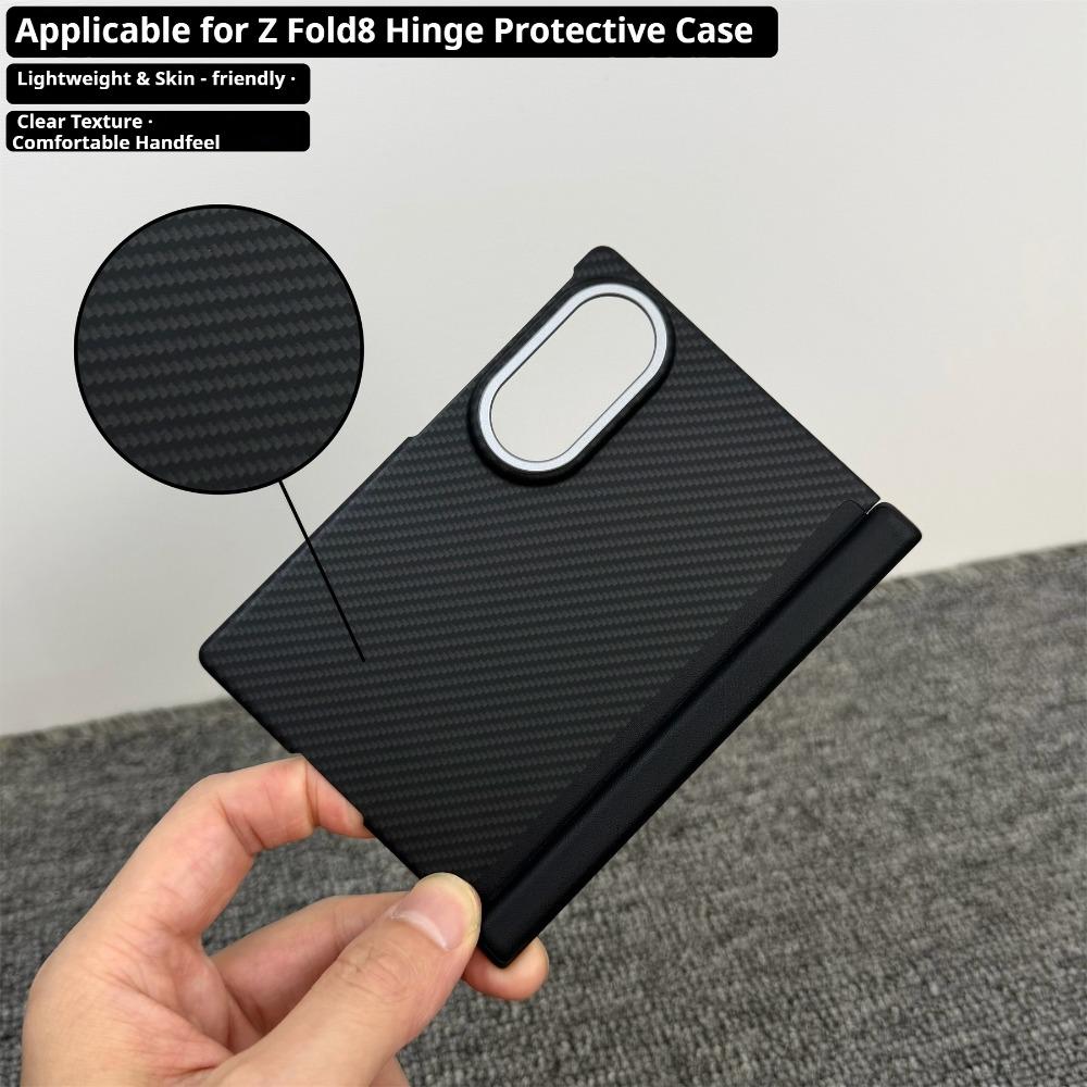 For Samsung Galaxy Z Fold 8 Ultra 7 6 5 Aramid Carbon Fiber Magnetic Case Ultra-thin for Magsafe Armor Axial Protective PC Cover