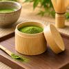 Bamboo Storage Jar Matcha Powder Jar Natural Bamboo Powder Container  For Coffee Powder