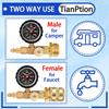 Upgraded RV Winterize Blowout Adapter With Oil Pressure Gauge Brass Sprinkler Water Blow Out Winterization Plug Winterizing Kit For Camper Boat