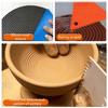 6PCS Plastic Scraper Set Glues Spreader For Smooth Application Of Clay Plaster Adhesive And Craft Materials