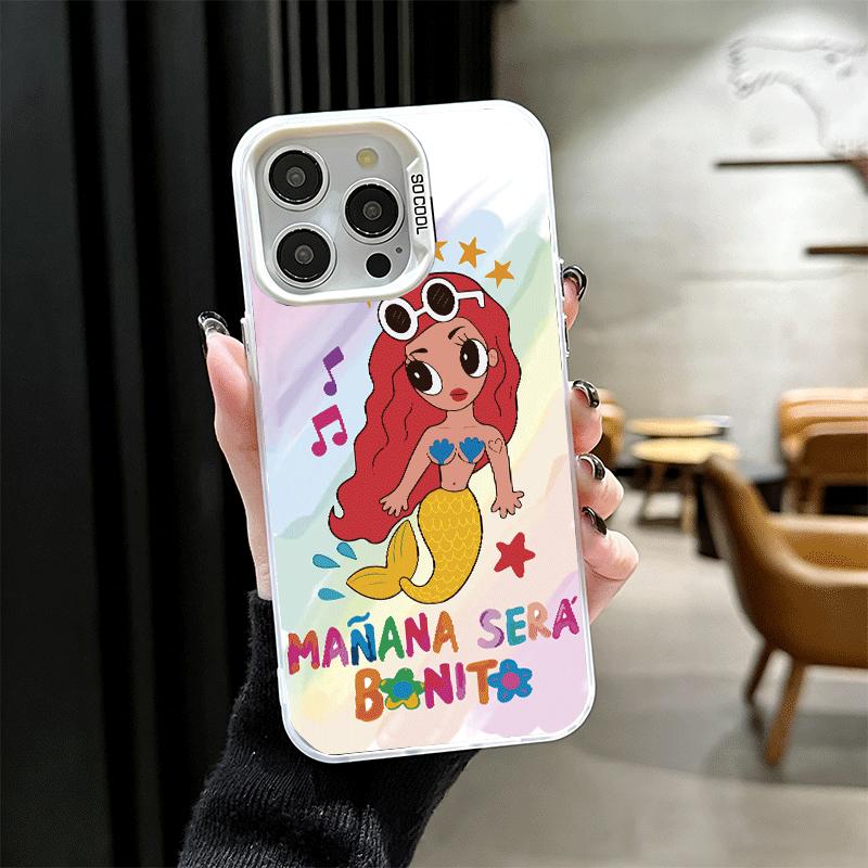 Karolg M-Manana Sera B-Bonito Soft Phone Case for iPhone 15 16 17 Pro Max 17Air 16E 14 Plus 13 12 Mini Shockproof Cover Back She