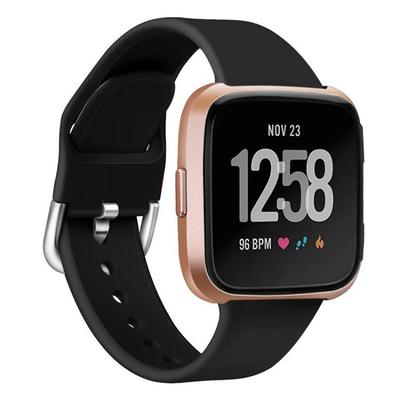 For Fitbit Versa 2 / Versa / Versa Lite xDfind Reverse Buckle Solid Color Silicone Watch Band