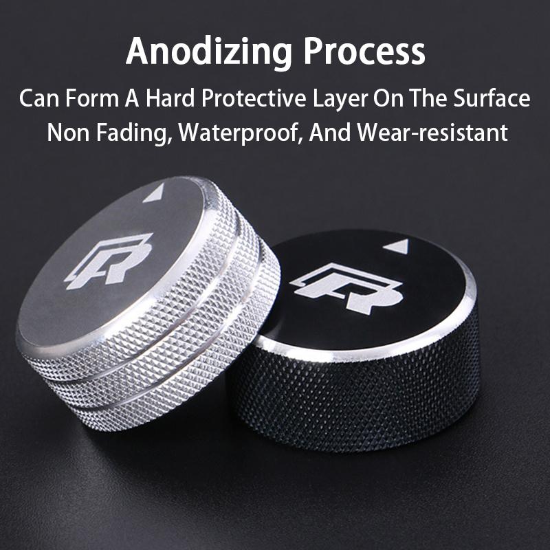 2026 Horké Pro VOLKSWAGEN VW 3D Hliníkové Ovládání Zrcátek Zadní Pohled R Logo Knoflík Kryt Samolepky Příslušenství Pro VW Volkswagen Magotan