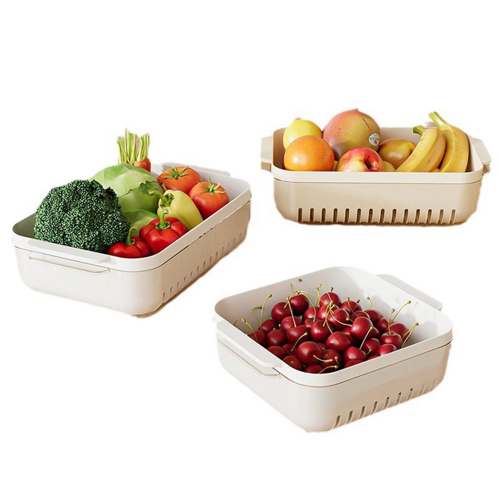 Layer Vegetable Washing Strainer Bowl for Fresh Produce