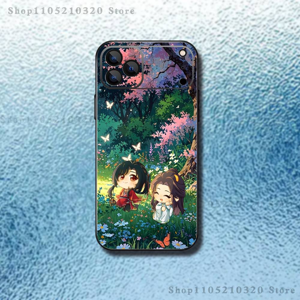 

Tian Guan Ci Fu Credit Phone Case For iPhone 17,16,15,14,13,12,11,Pro,Max,Plus,E,Air,Mini Protective Black Cover iPhone12