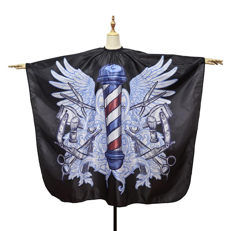 Cape de Coupe de Cheveux de Barbier Tablier de Coiffeur Cape de Coupe de Cheveux Robe de Coiffure Manteau de Coiffure Accessoire de Salon de Barbier