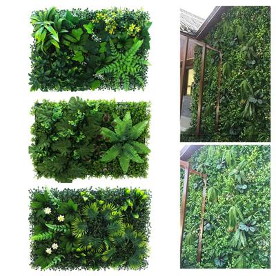 Painel de parede de plantas artificiais 40x60cm, realista, falso, vegetação, grama, fundo de parede, decoração, jardim interno e externo, privacidade, quintal, cerca, tela