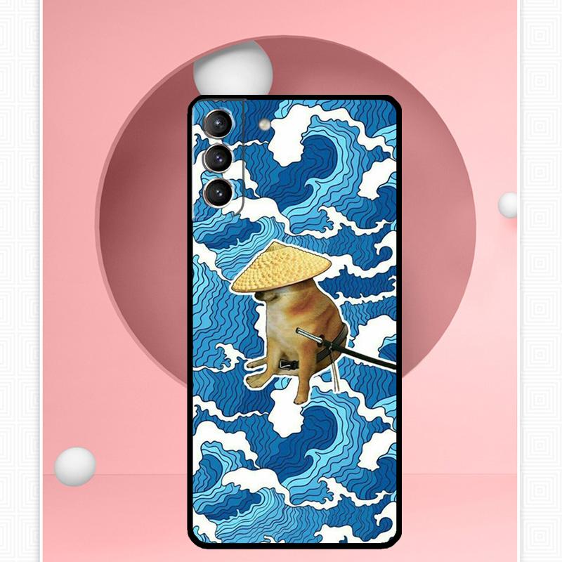 Doge Case For Samsung Galaxy S24 S23 Ultra S22 S20 FE S21 FE Note 10 20 S8 S9 S10 Plus Cover