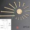 Round Head Brass Nails for DIY Projects and Picture Hanging