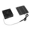 Solar Panel Fan Kit Monocrystalline Silicon 2200RPM Solar Exhaust Fan with Protective Cover for