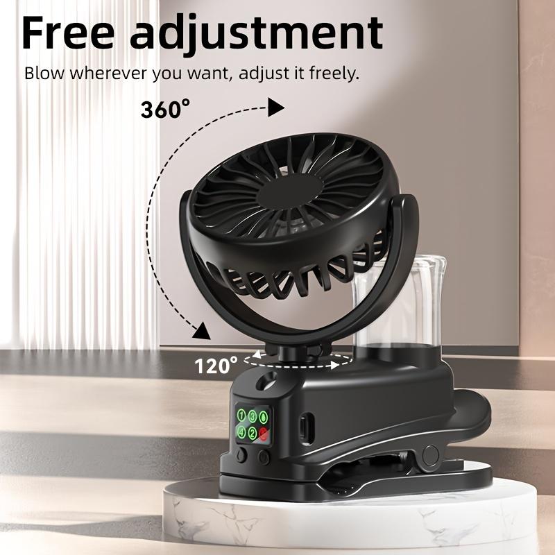 2 in 1 Fan Humidifier Spray Mist Fan USB Rechargeable Portable Desktop Fans Air Conditioner Mist Sprayer Mini Steamer Spray Fans