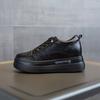 Trend autumn new muffin breathable inner height increase women's shoes mesh white shoes casual sports shoes
