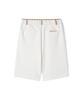 Antomas Spaceship Tee Holder Set Jersey Bermuda Pants Women - White