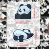 50 Pcs Panda Stickers Cute Cartoon Decals Waterproof Vinyl Stickers for Computer Luggage Guitar Bottle Refrigerator Phone Laptop