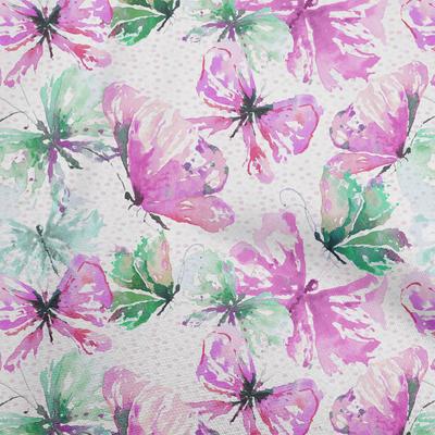 Cotton Flex Fuschia Pink Fabric Wreath Personalized Name Fabric For Sewing Printed Craft Fabric By The Yard 40 Inch